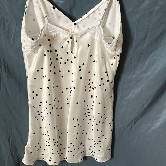 Kate Spade: “Dream a little Dream” Black/White with Lace nightgown- M - Picture 13 of 16